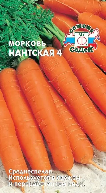 Морковь Нантская 4 (СеДек)