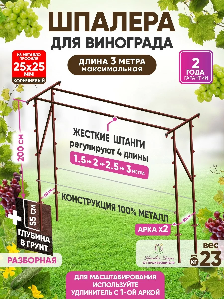 Шпалера для винограда