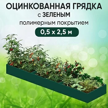 Грядка зеленая (0,5 х 2,5)