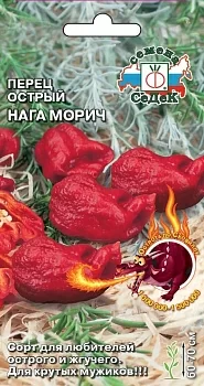 Перец острый Нага Морич красный Super Hot (суперострый)