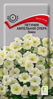 Петуния ампельная Опера Лемон